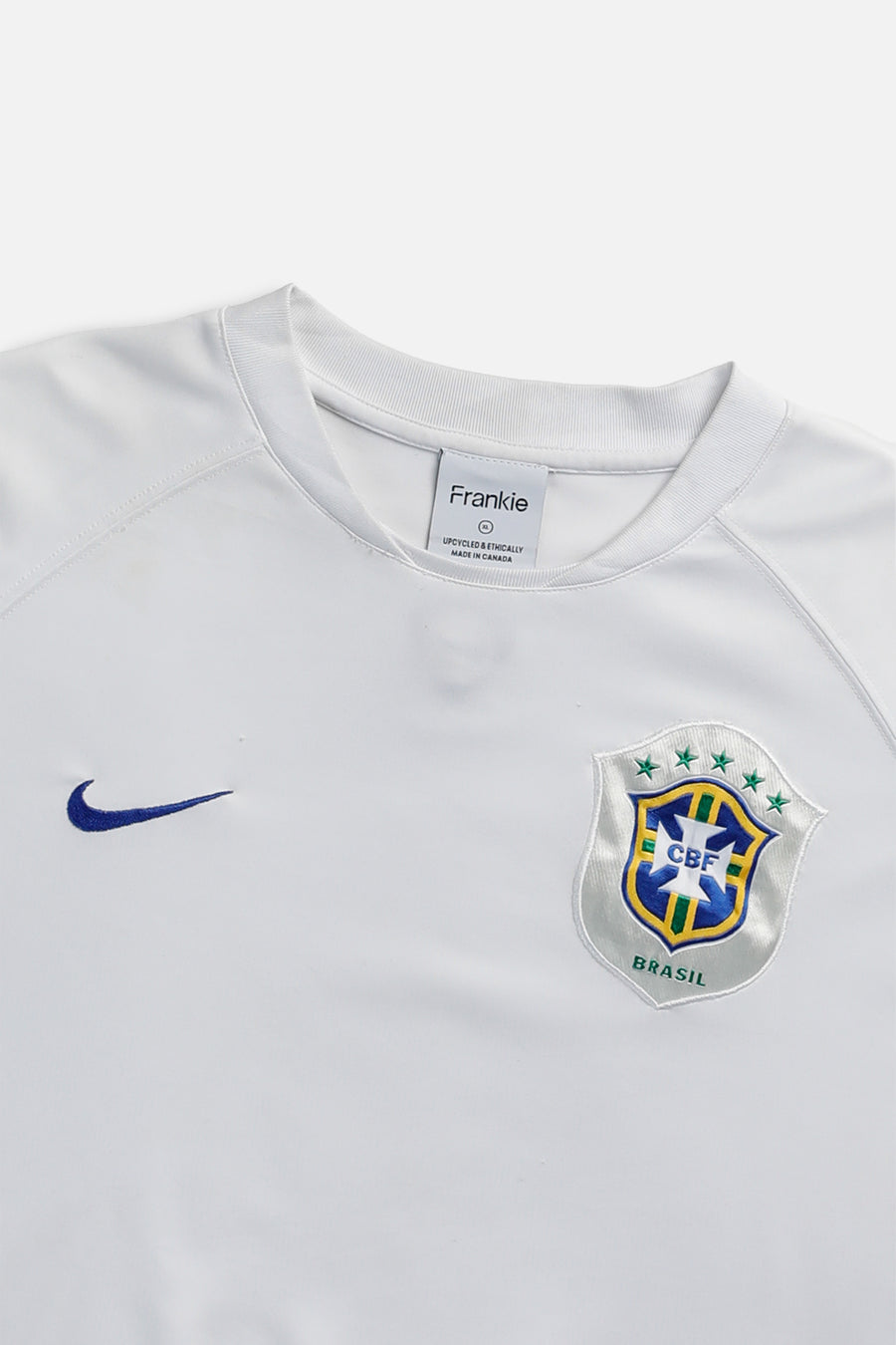 Rework Crop Brazil Soccer Jersey - XL