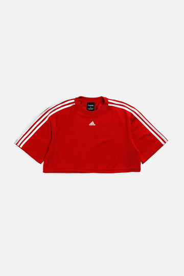 Rework Adidas Crop Tee - S