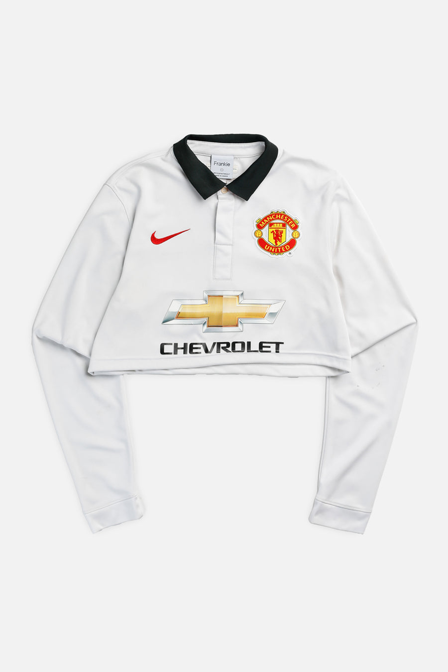 Rework Crop Manchester Soccer Long Sleeve Jersey - S