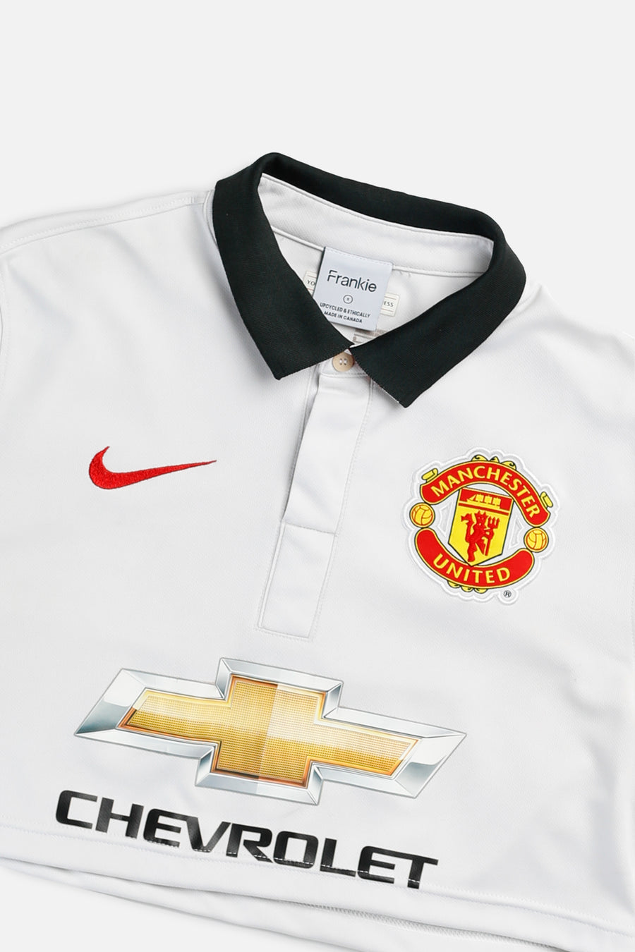 Rework Crop Manchester Soccer Long Sleeve Jersey - S