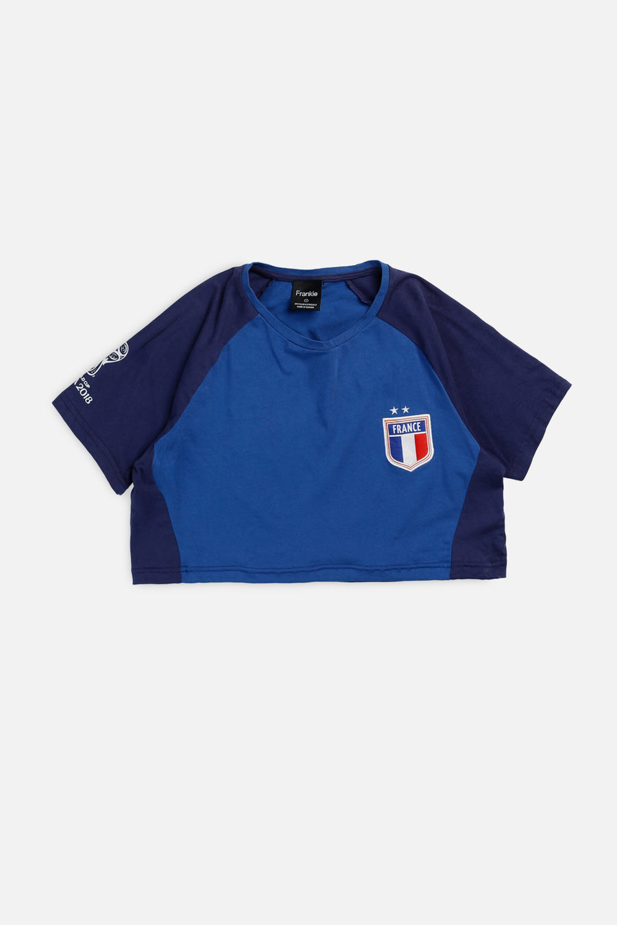 Rework Crop France Soccer Tee - S