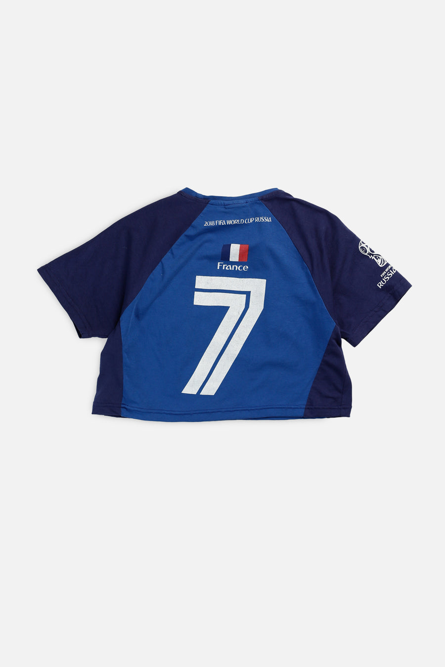 Rework Crop France Soccer Tee - S