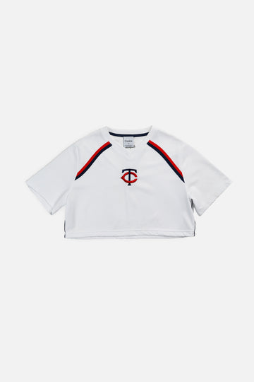 Rework Minnesota Twins MLB Crop Tee - M