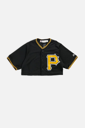 Rework Crop Pittsburgh Pirates MLB Jersey - S