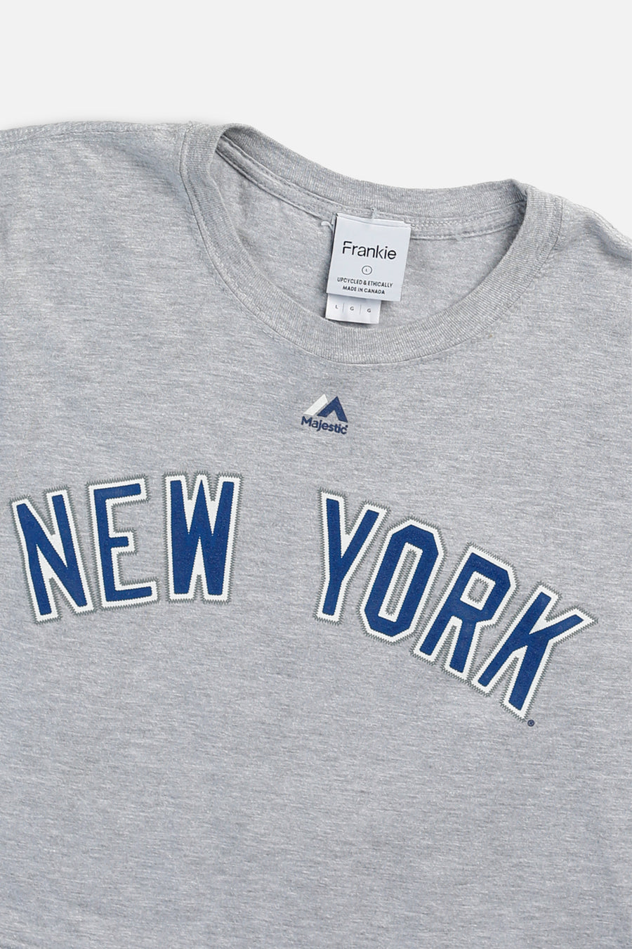 Rework NY Yankees MLB Crop Tee - L