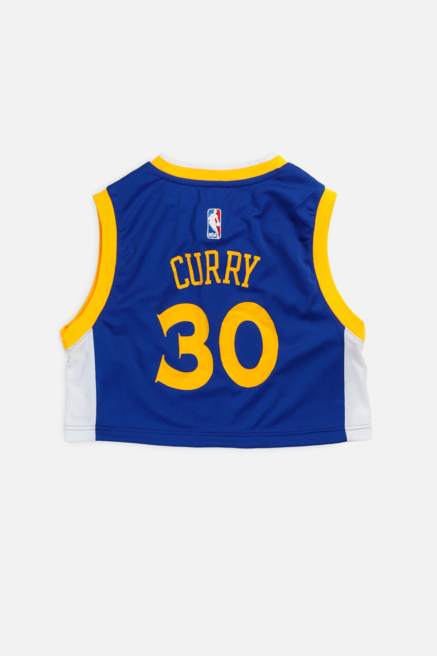 Rework Golden State Warriors NBA Crop Jersey - XS