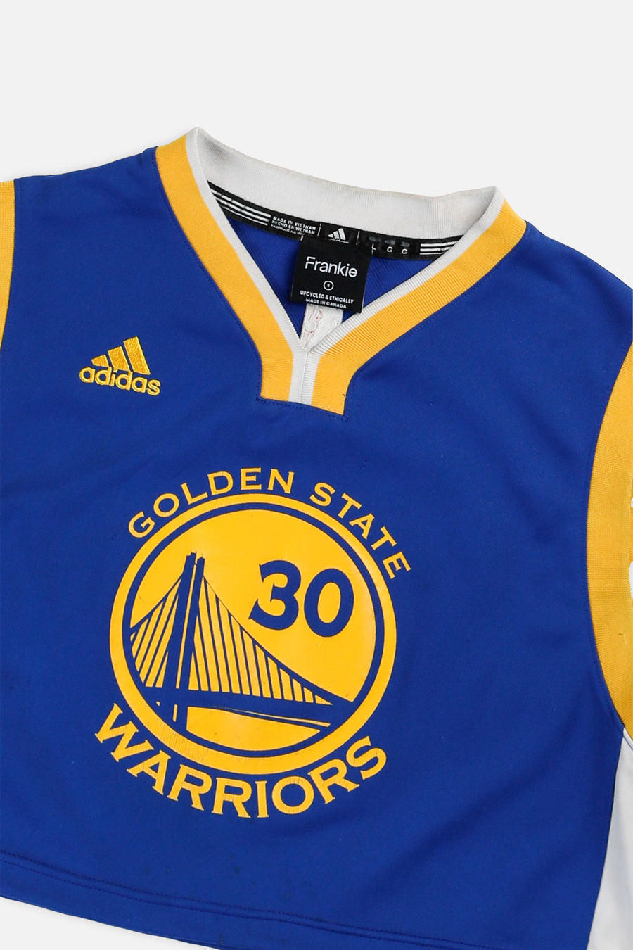 Rework Golden State Warriors NBA Crop Jersey - S