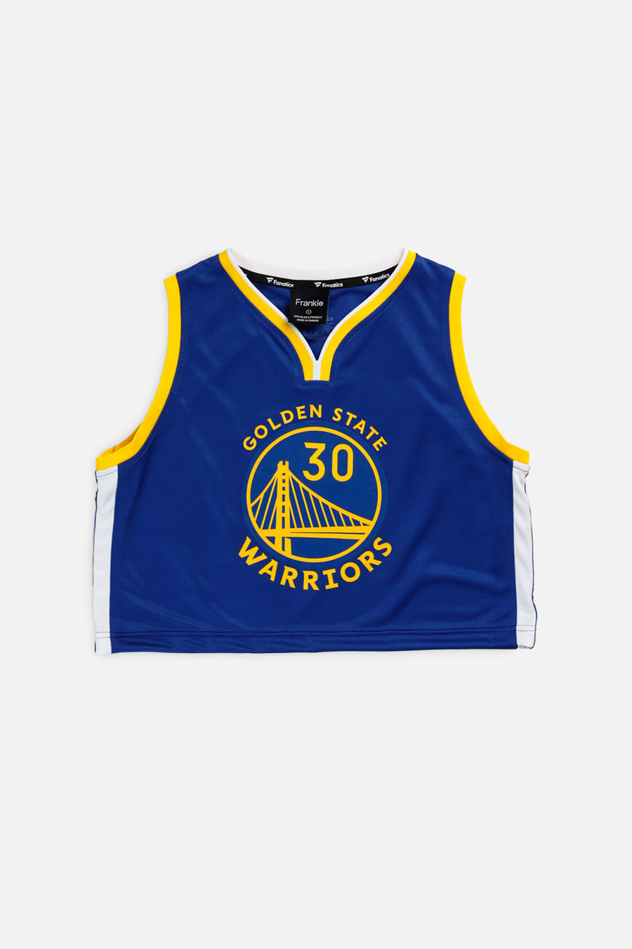 Rework Golden State Warriors NBA Crop Jersey - S