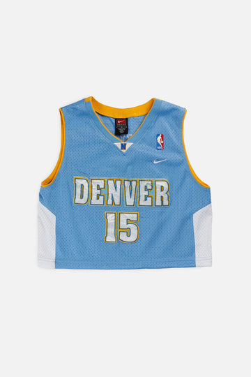 Rework Denver Nuggets NBA Crop Jersey - XS