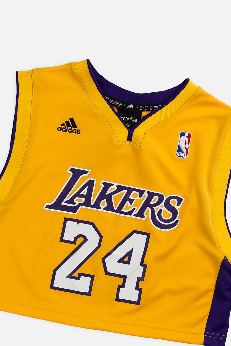 Rework LA Lakers NBA Crop Jersey - XS