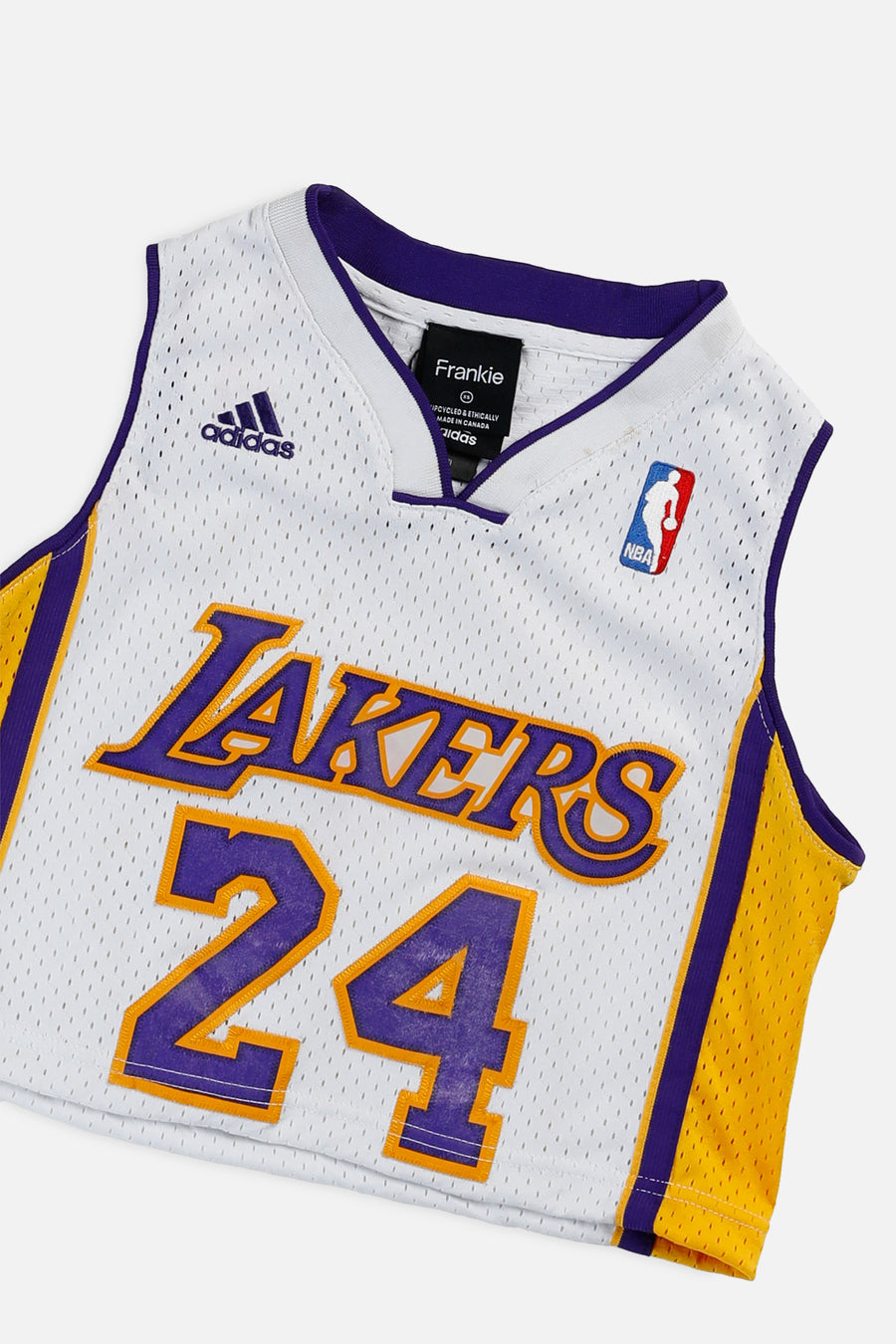 Rework LA Lakers NBA Crop Jersey - XS