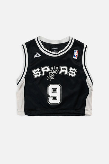 Rework San Antonio Spurs NBA Crop Jersey - XS