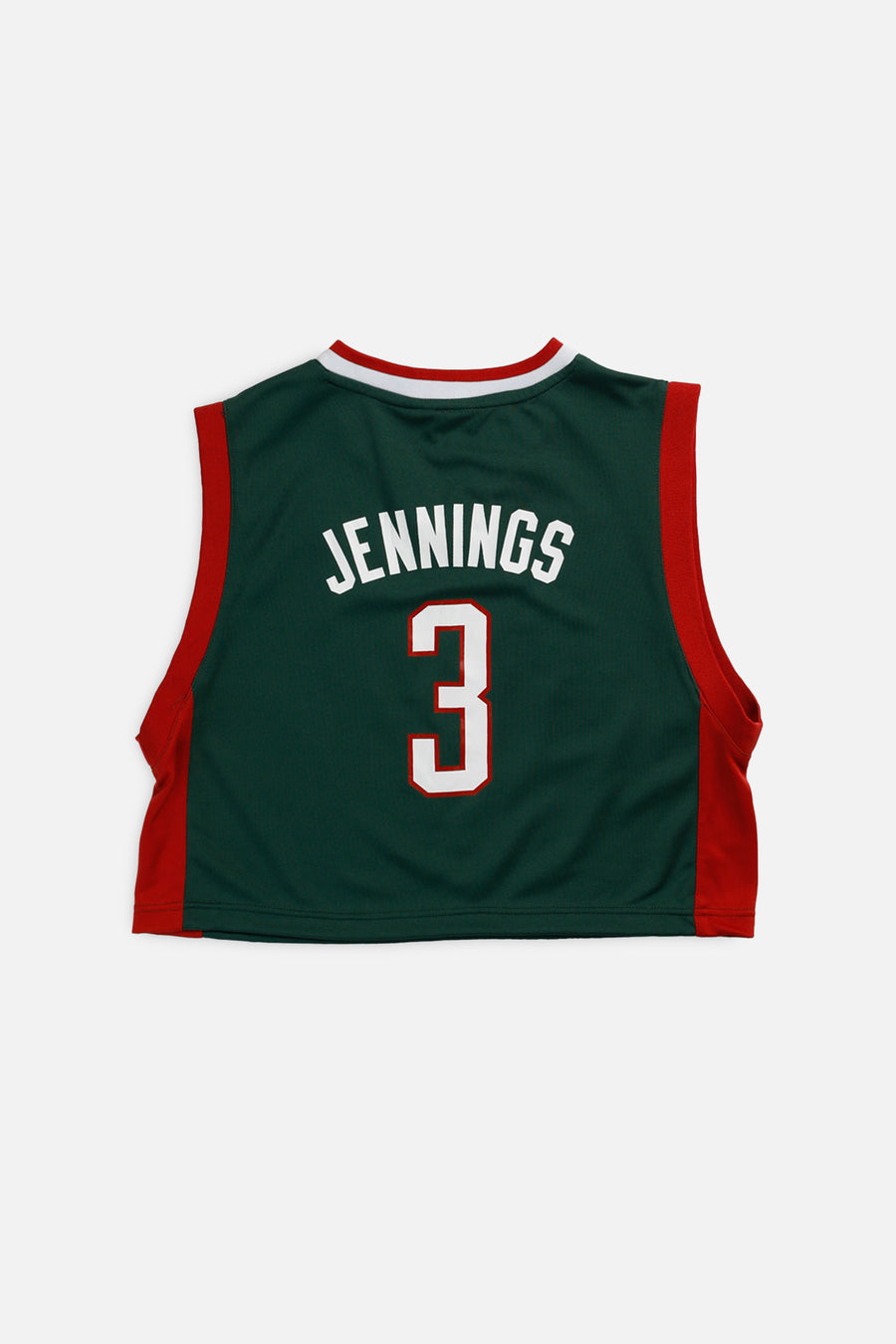 Rework Milwaukee Bucks NBA Crop Jersey - M