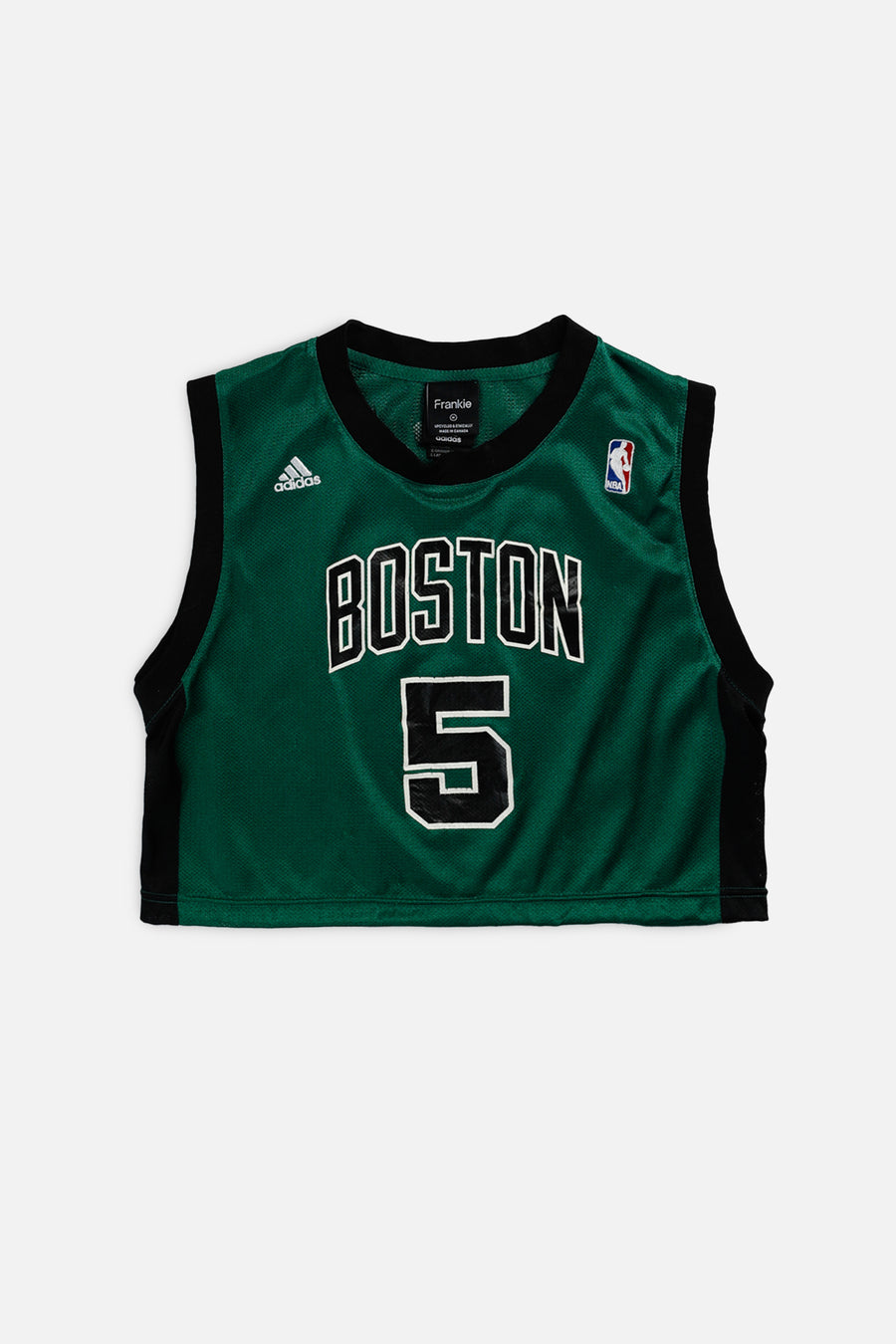 Rework Boston Celtics NBA Crop Jersey - M