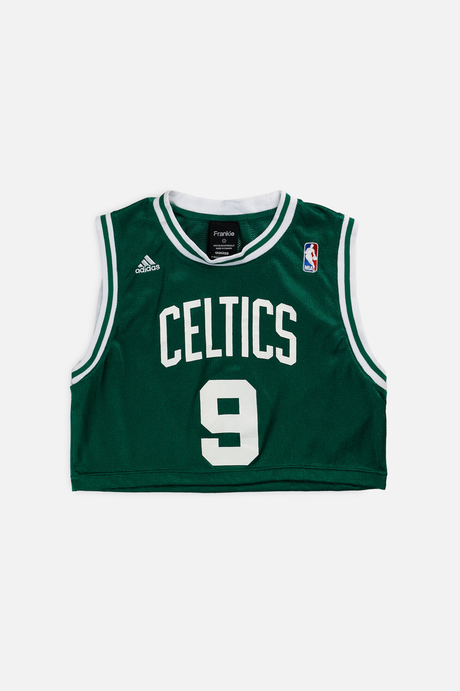 Rework Boston Celtics NBA Crop Jersey - S