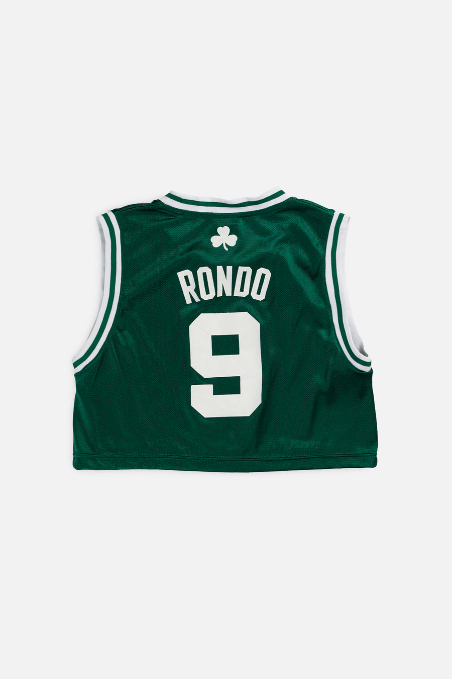 Rework Boston Celtics NBA Crop Jersey - S