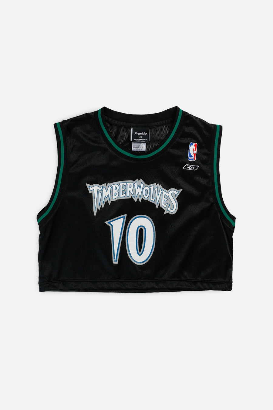 Rework Minnesota Timberwolves NBA Crop Jersey - S