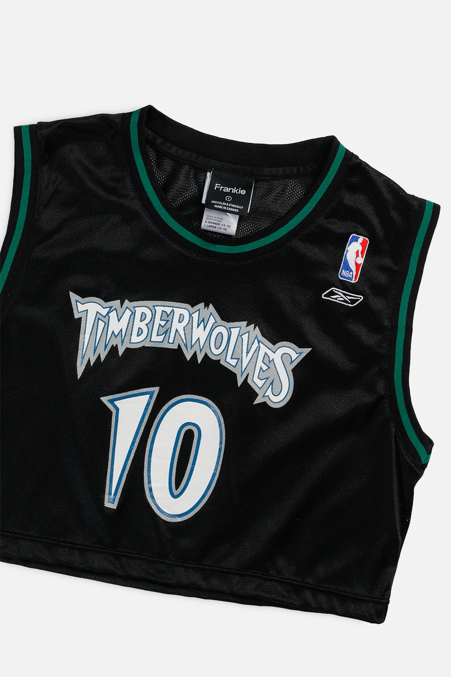 Rework Minnesota Timberwolves NBA Crop Jersey - S