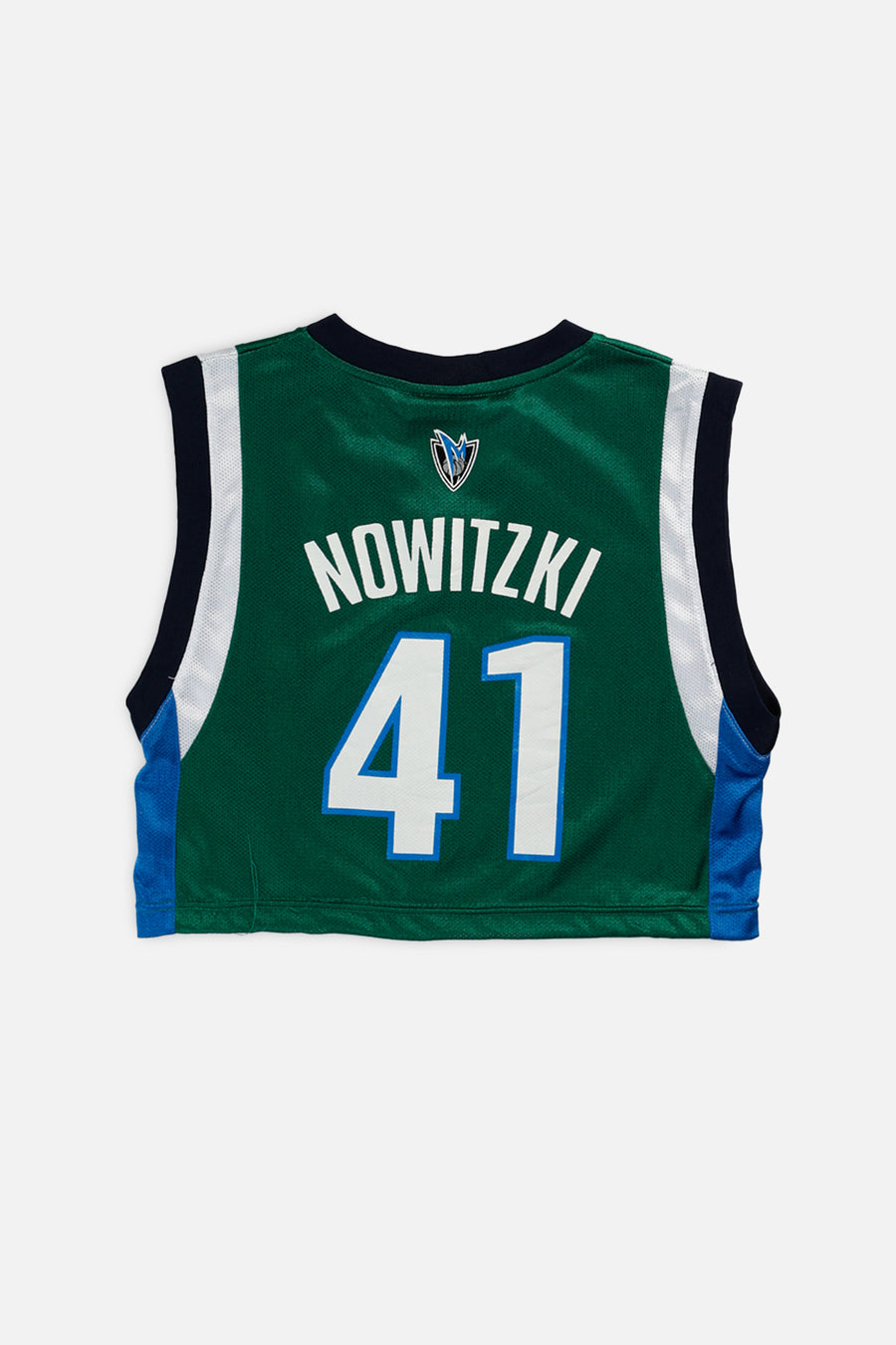 Rework Dallas Mavericks NBA Crop Jersey - XS