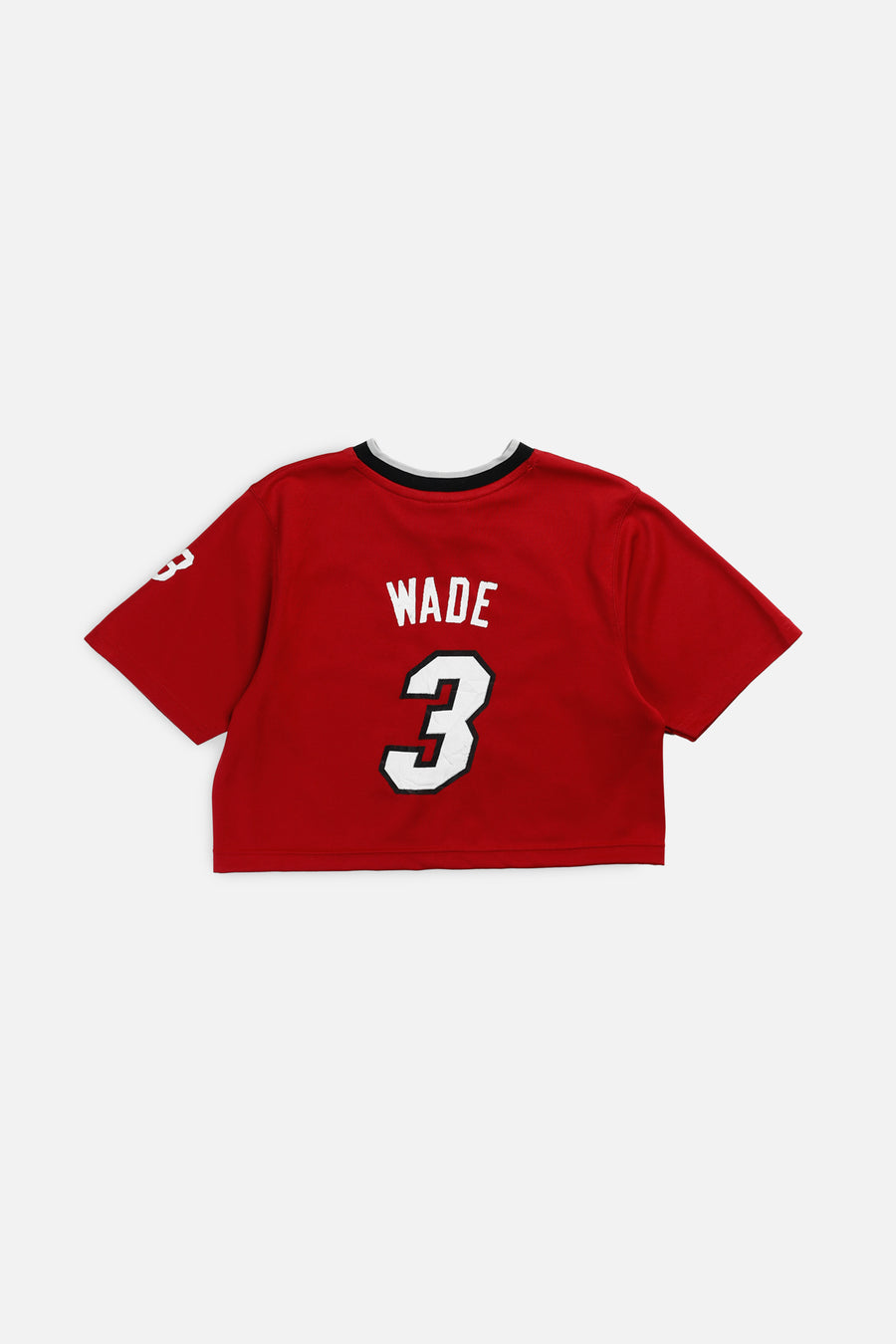 Rework Miami Heat NBA Crop Jersey - S