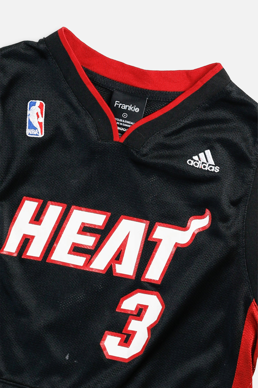 Rework Miami Heat NBA Crop Jersey - S