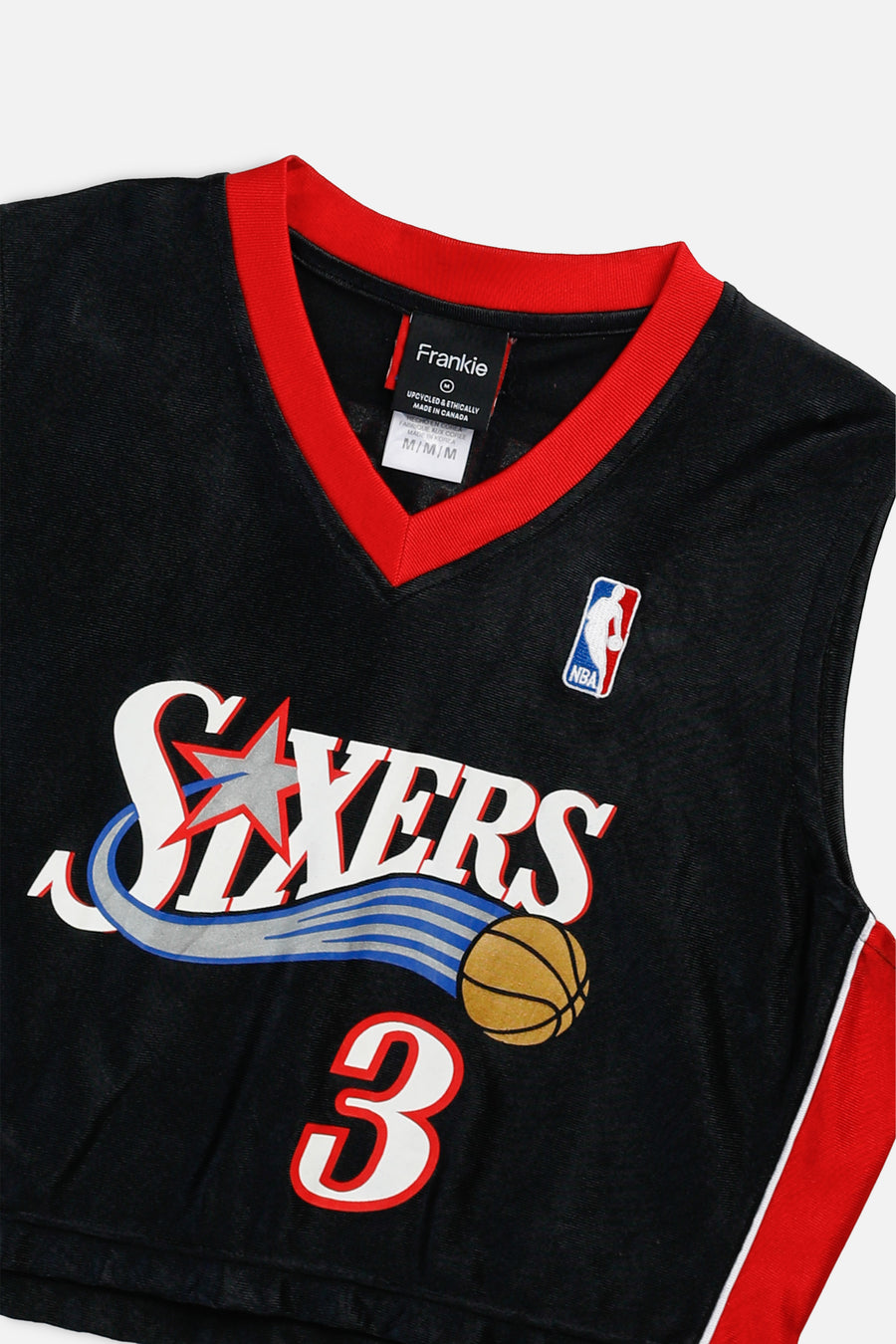 Rework Philadelphia 76ers NBA Crop Jersey - M