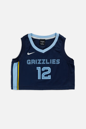 Rework Memphis Grizzlies NBA Crop Jersey - XS