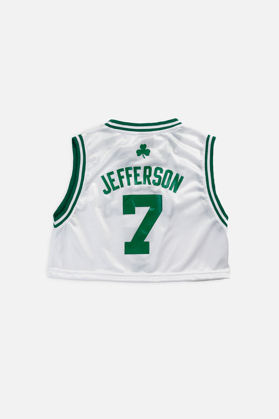 Rework Boston Celtics NBA Crop Jersey - S