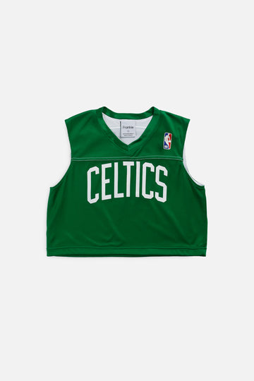 Rework Boston Celtics NBA Crop Jersey - XS