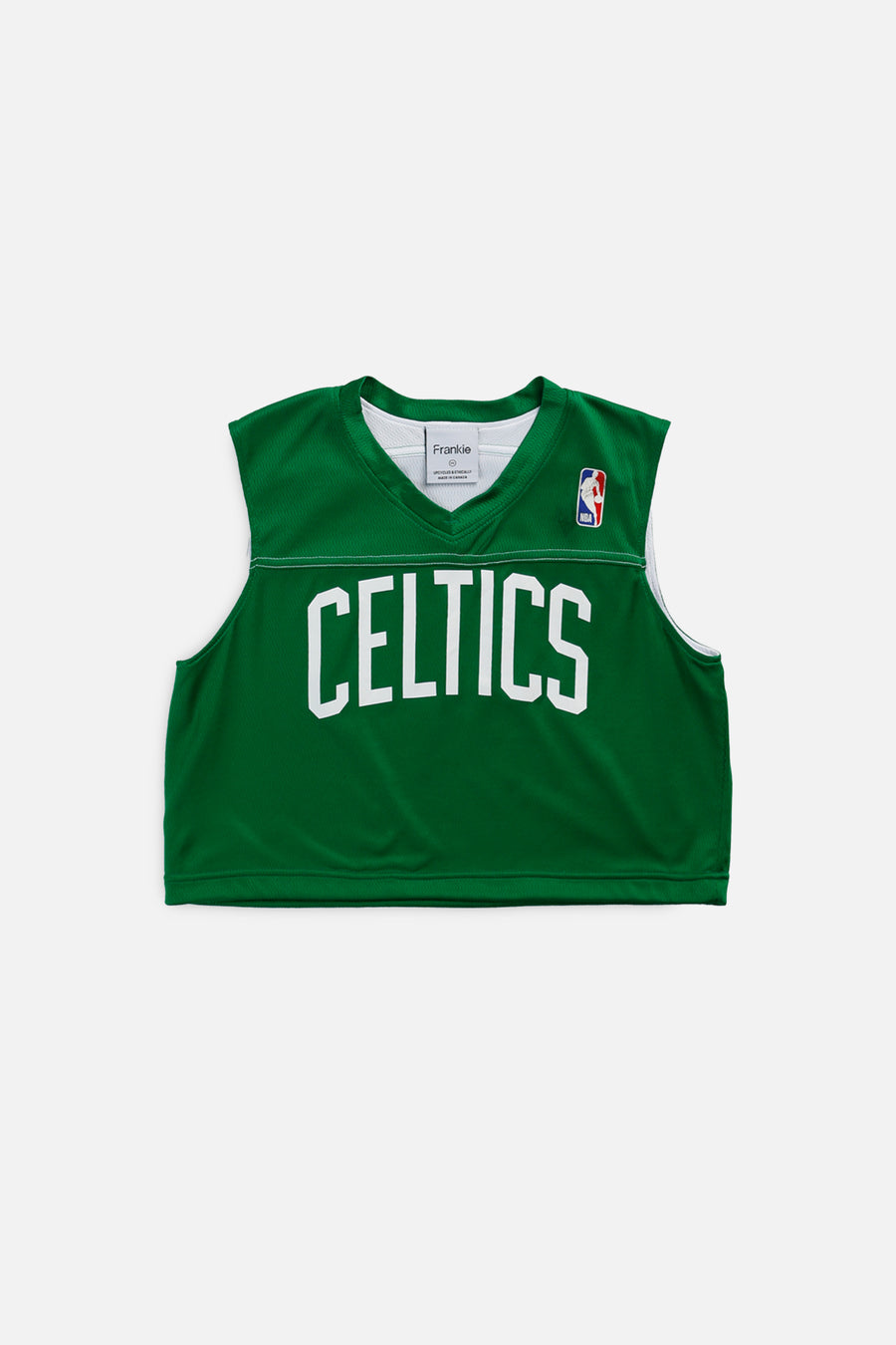 Rework Boston Celtics NBA Crop Jersey - XS