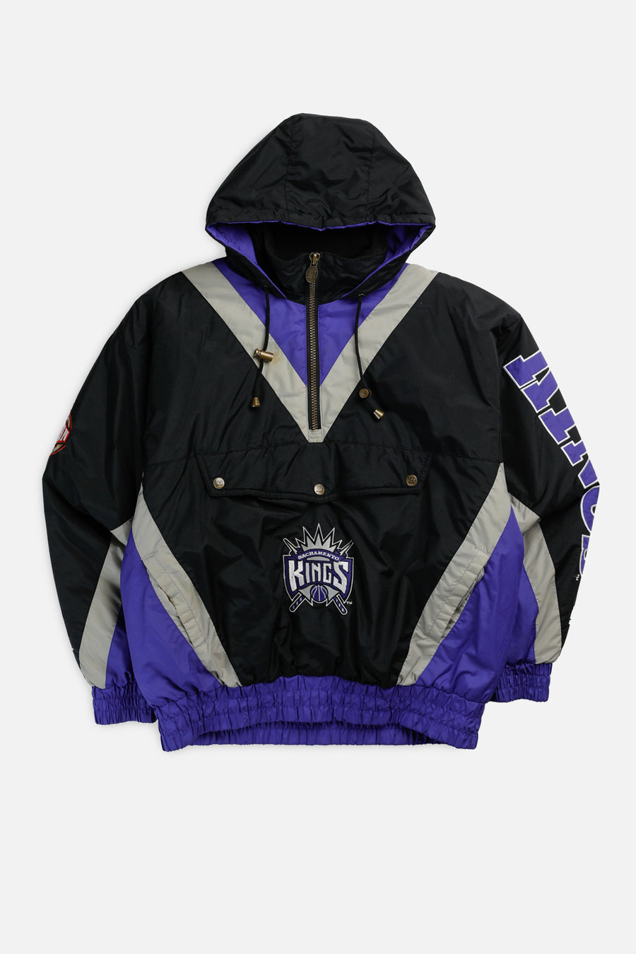 Vintage Sacramento Kings NBA Pullover Jacket - L