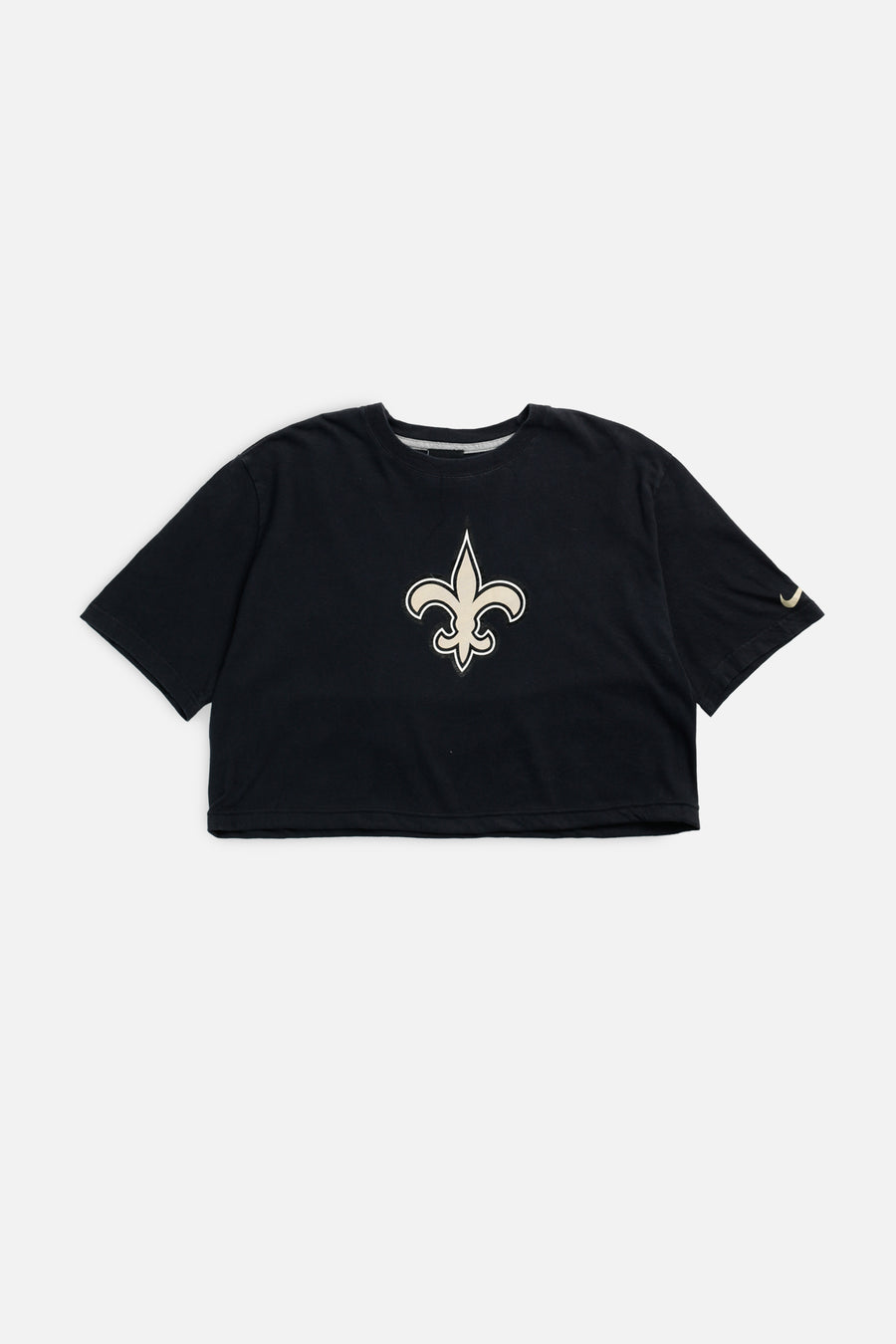 Rework New Orleans Saints NFL Crop Tee - L