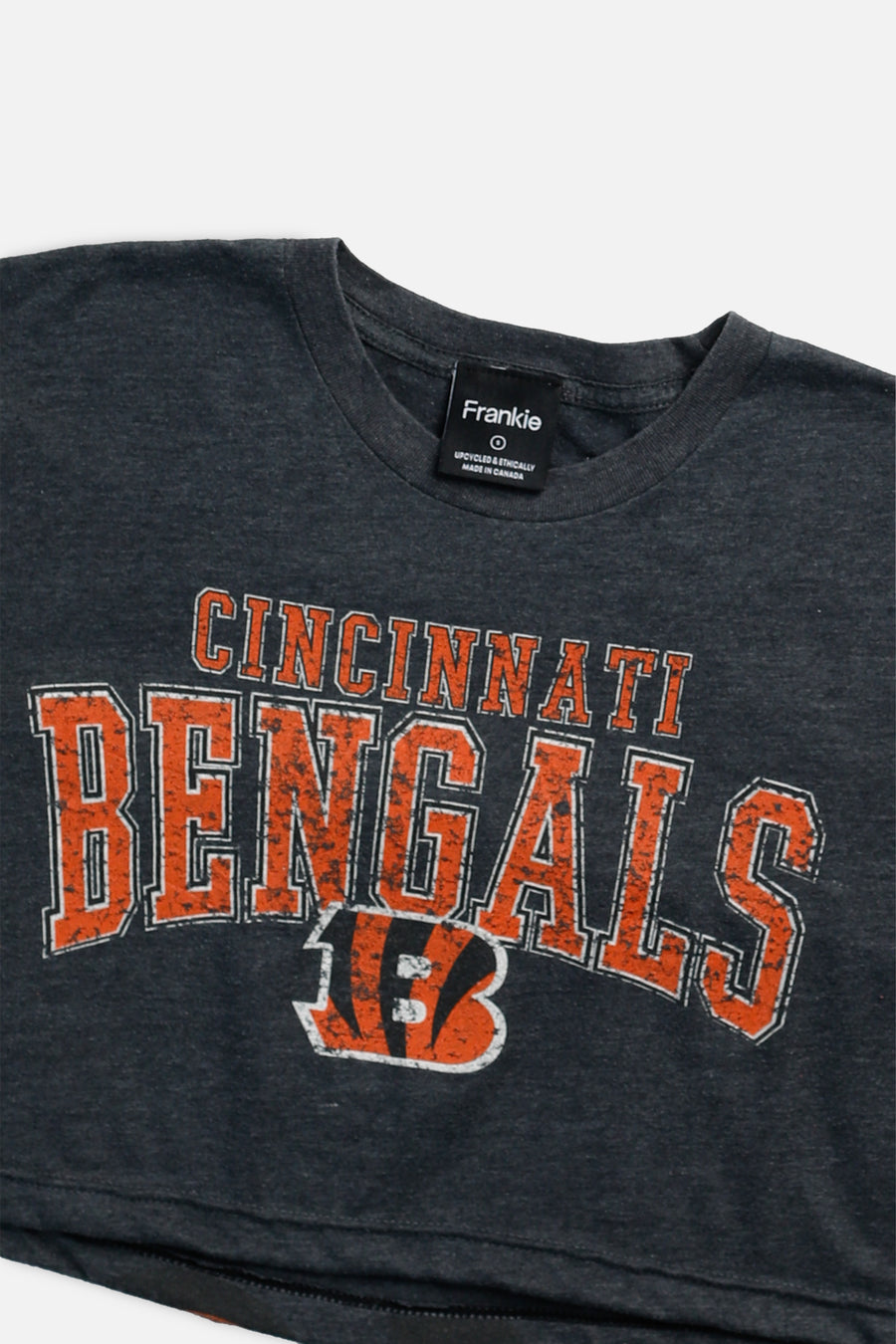 Rework Cincinnati Bengals NFL Crop Tee - S