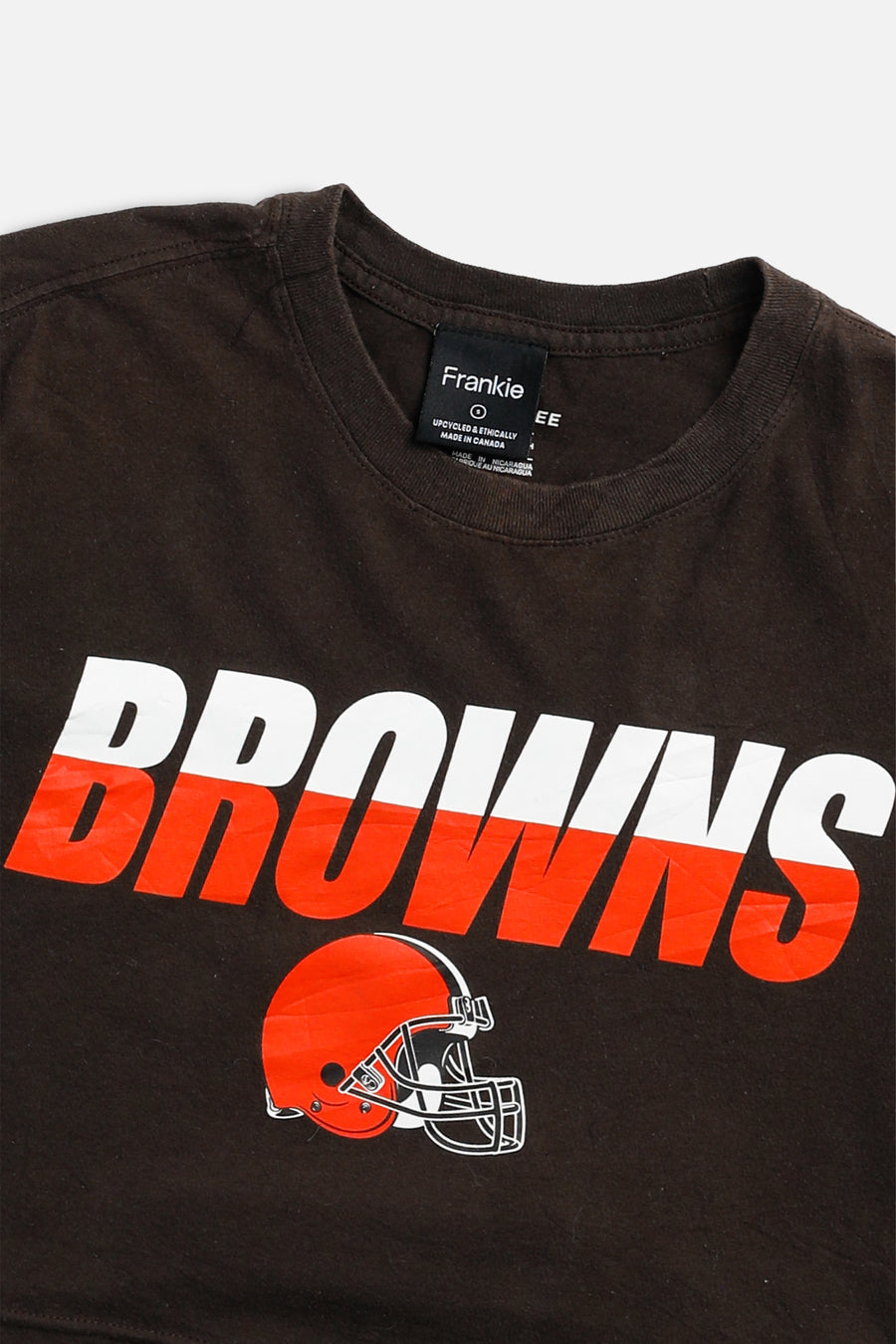 Rework Cleveland Browns NFL Crop Tee - S