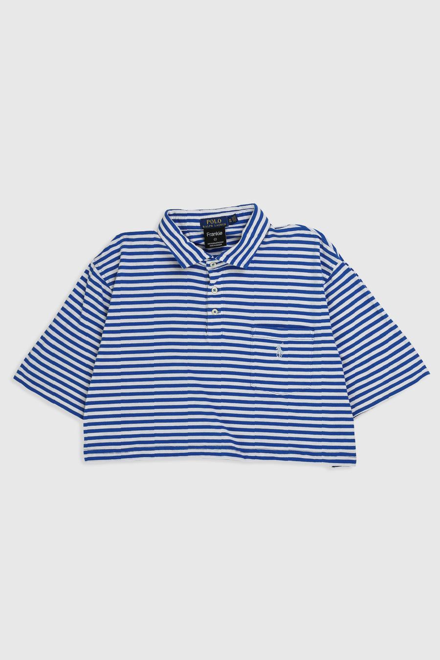 Rework Crop Collared Tee - XL