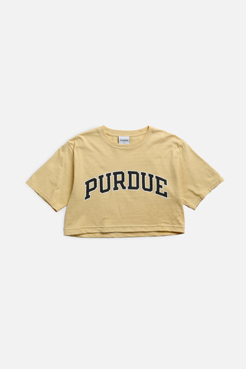 Rework Purdue Crop Tee - XS