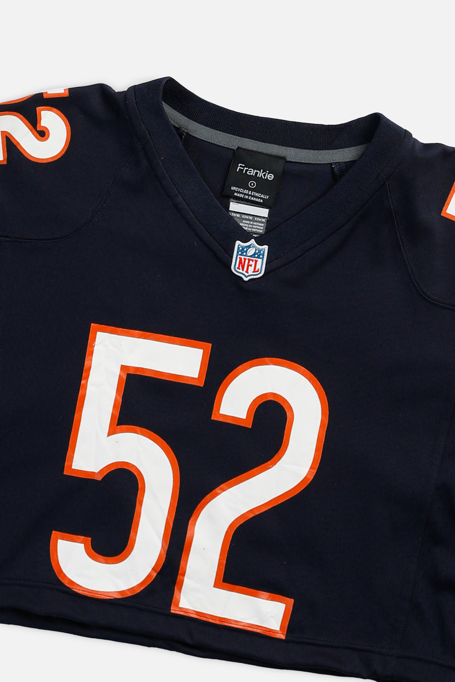 Rework Crop Chicago Bears NFL Jersey - S