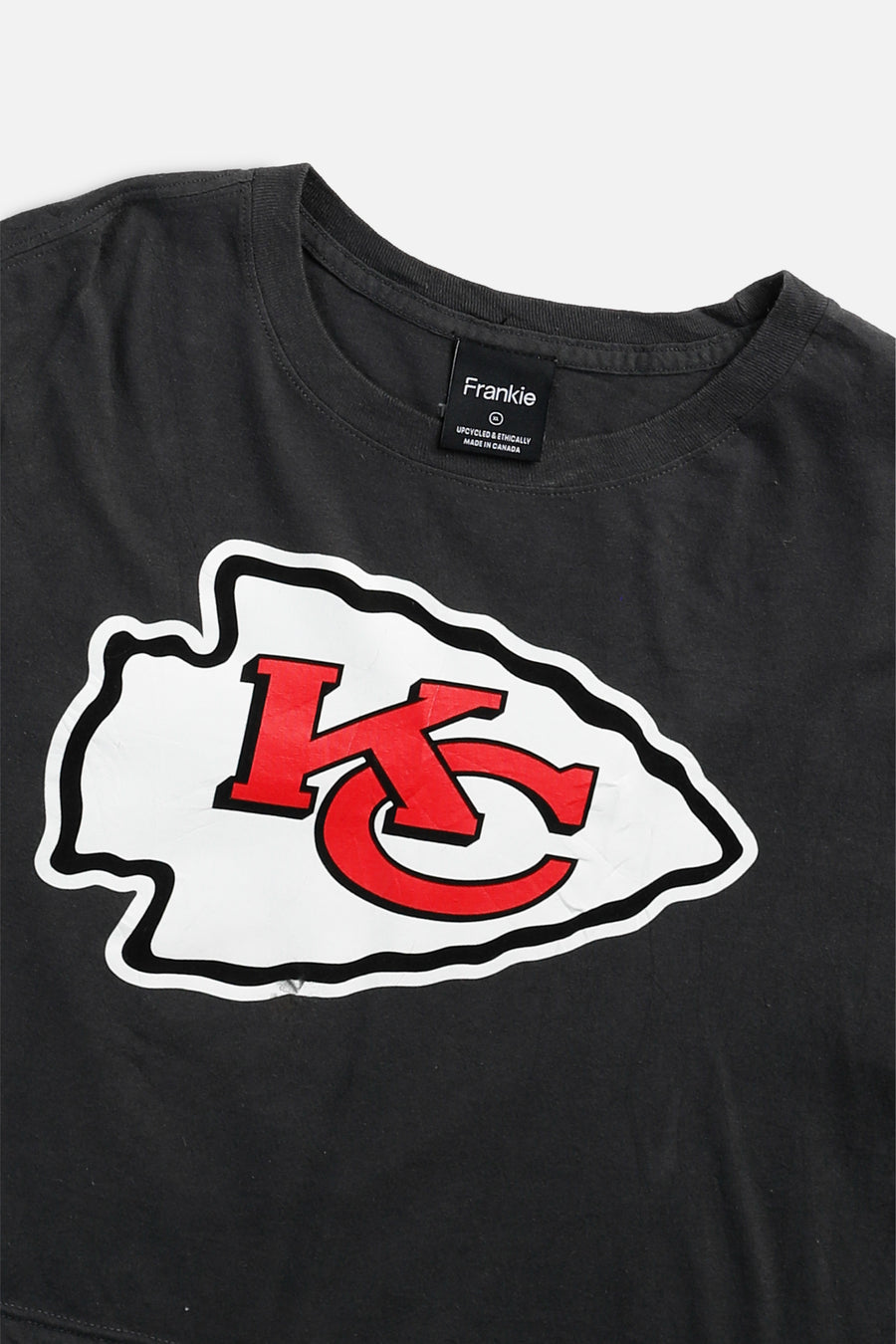 Rework Kansas City Chiefs NFL Crop Tee - XL