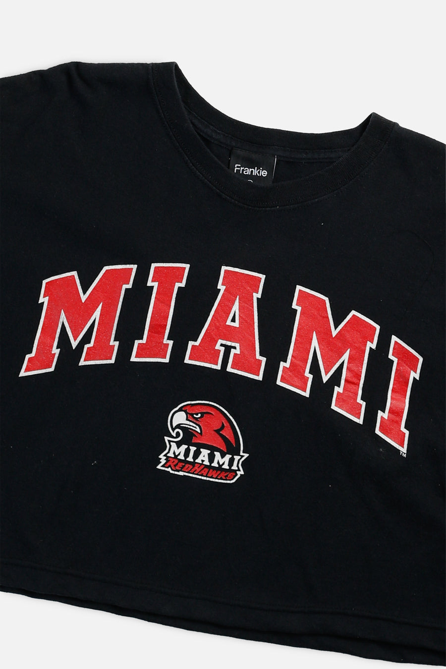 Rework Miami Redhawks NCAA Crop Tee - L