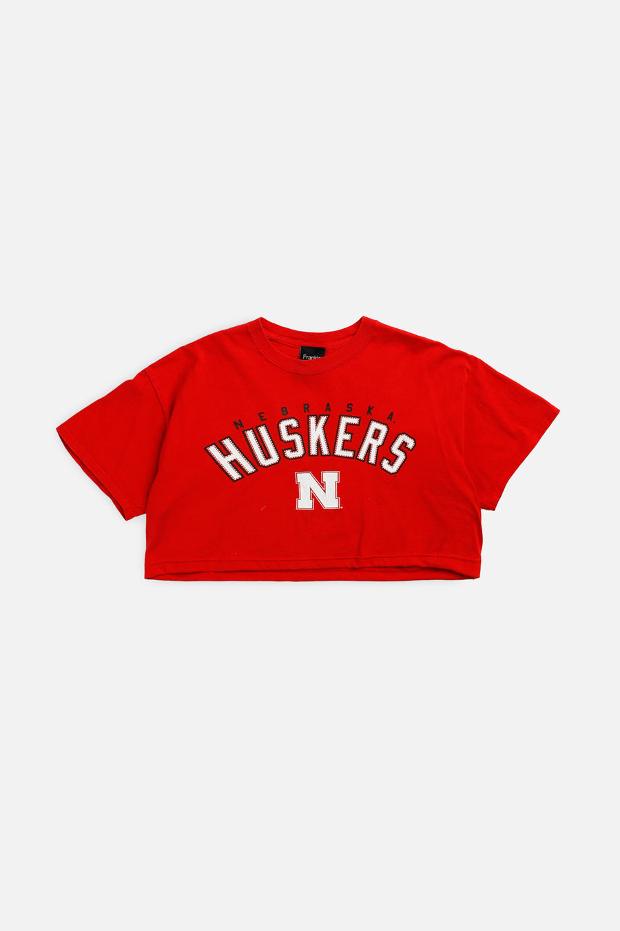 Rework Nebraska Cornhuskers NCAA Crop Tee - M