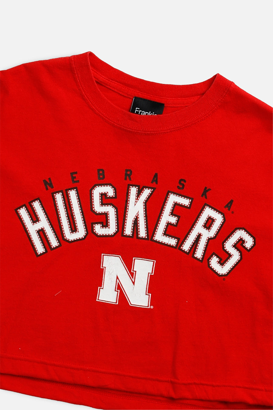 Rework Nebraska Cornhuskers NCAA Crop Tee - M