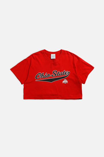 Rework Ohio State Crop Tee - M