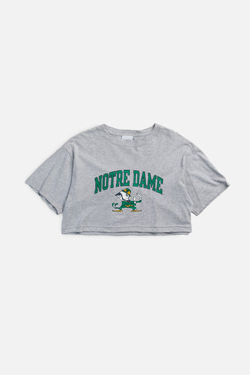 Rework Notre Dame Crop Tee - S