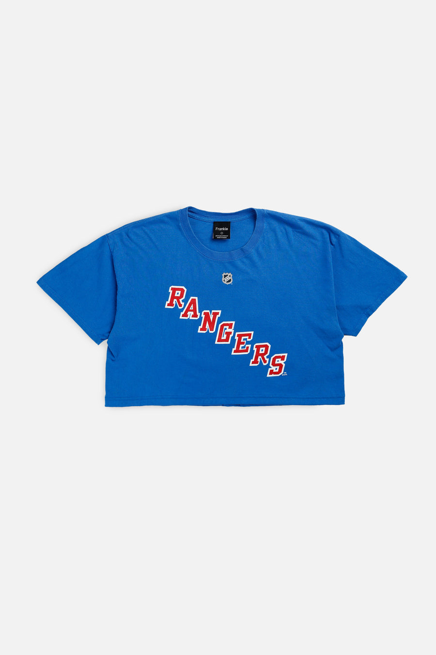 Rework New York Rangers NHL Crop Tee - L