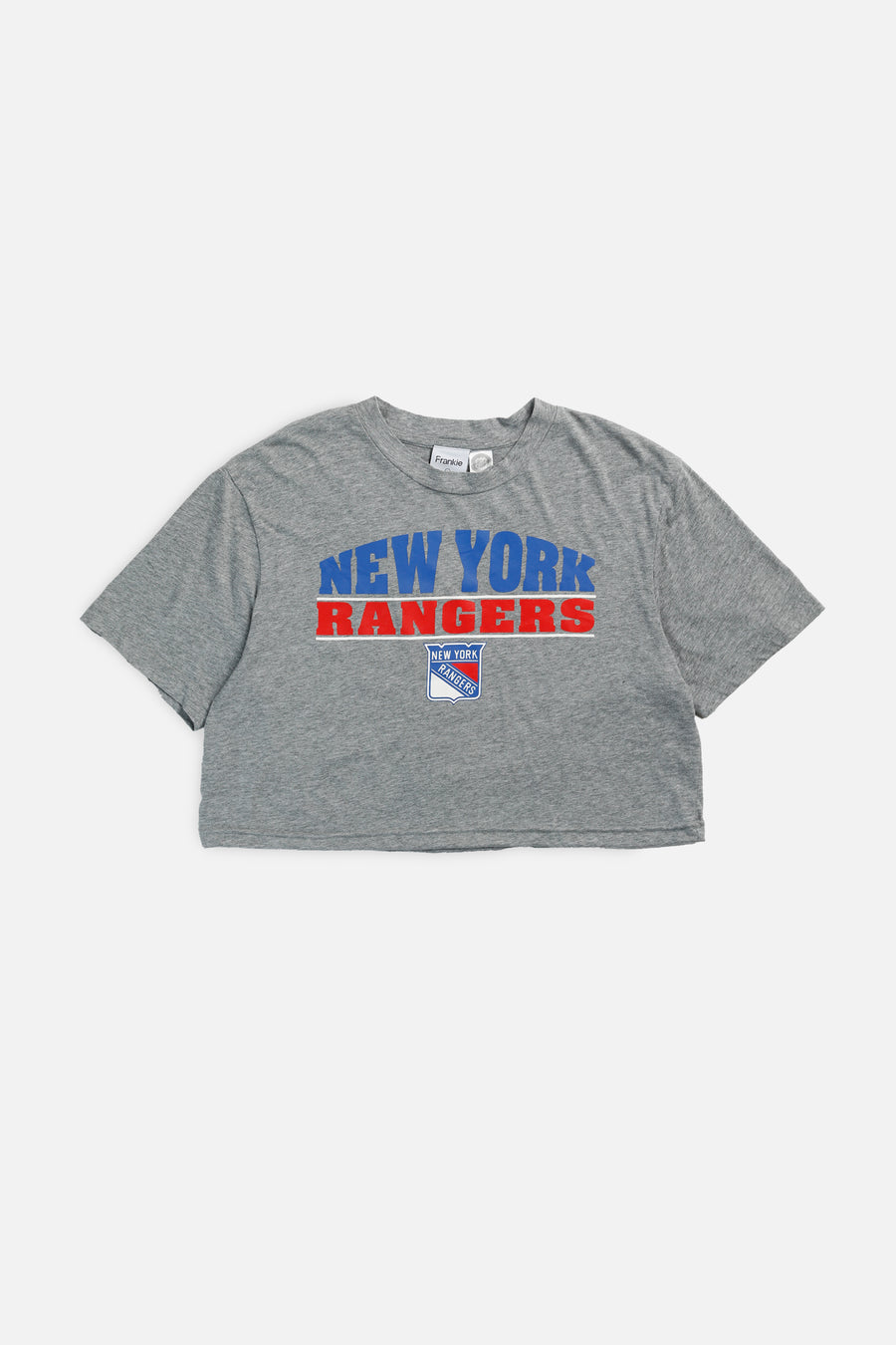 Rework New York Rangers NHL Crop Tee - L