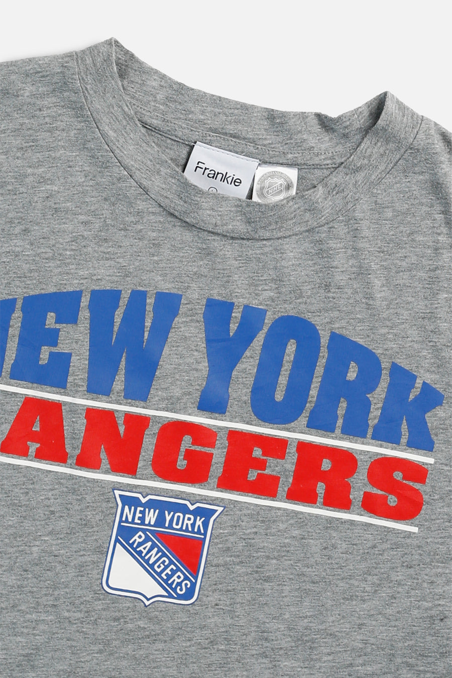 Rework New York Rangers NHL Crop Tee - L