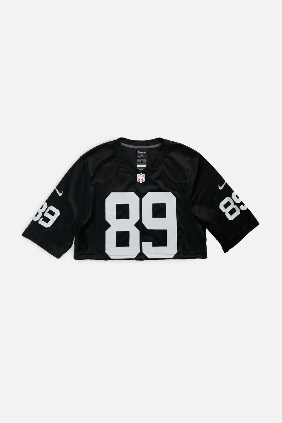 Rework Crop Las Vegas Raiders NFL Jersey - M