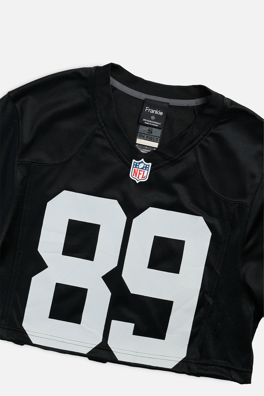 Rework Crop Las Vegas Raiders NFL Jersey - M