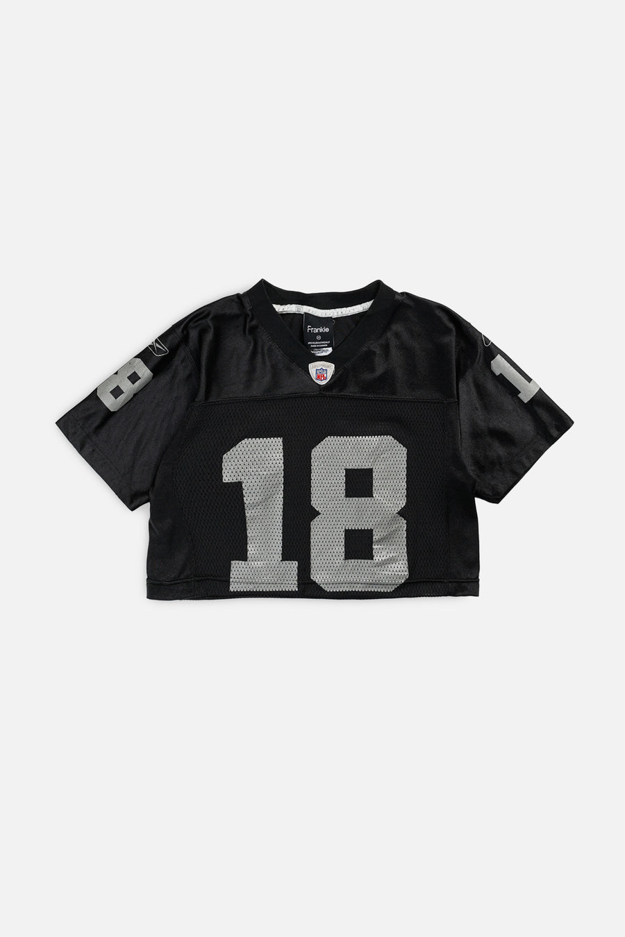 Rework Crop Las Vegas Raiders NFL Jersey - XS