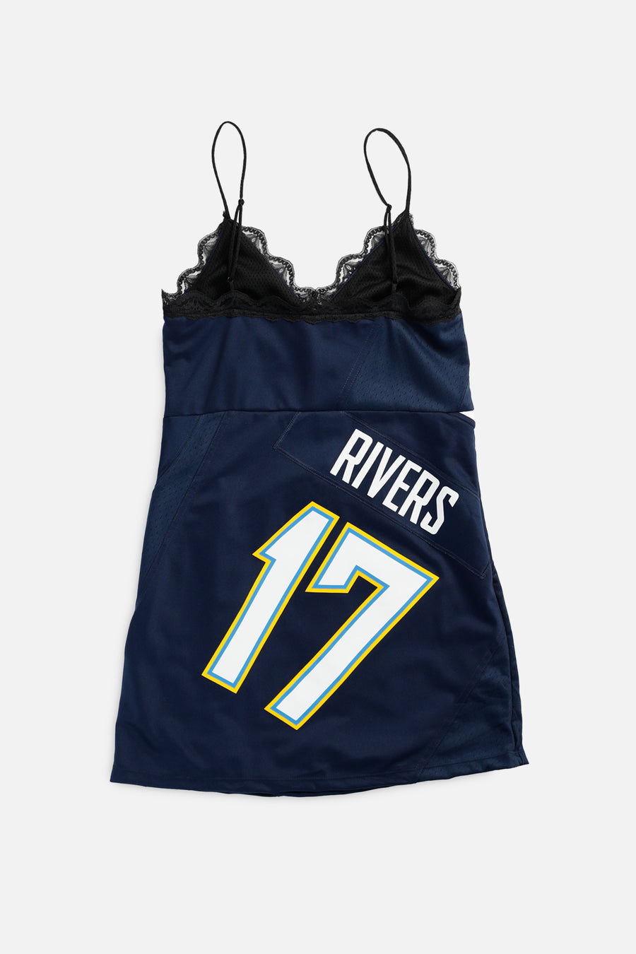 Rework LA Chargers NFL Lace Dress - S